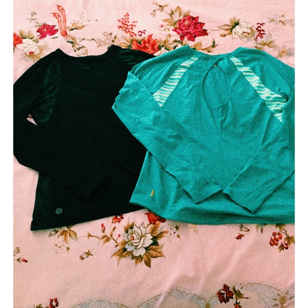 Lucy & Athleta bundle! 2 Long sleep tops